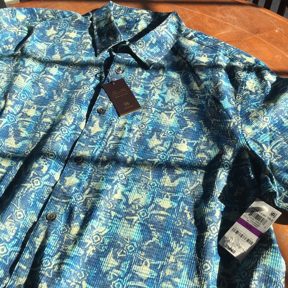 Brand New Tasso Elba Men’s Button Down Shirt XXL - Picture 2 of 6